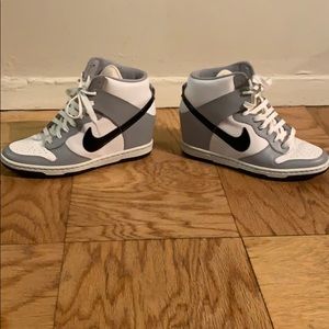 Nike Sky Hi Dunk Wedge Sneakers Size 7.5
